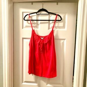 Old Navy Red Ruffle Tank